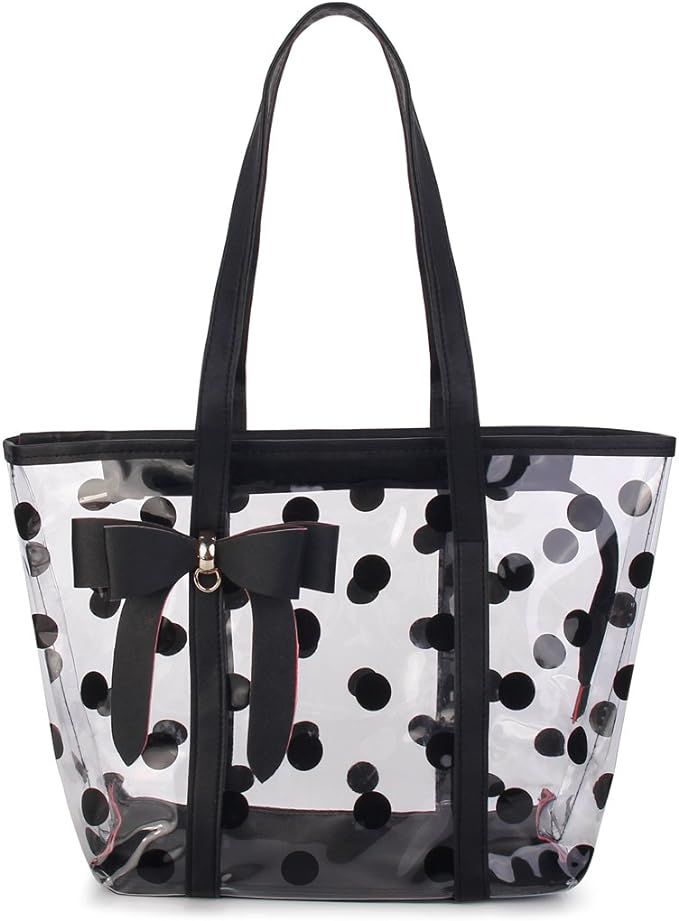 Women's Clear Tote Bags Multi-Use Shoulder bag Handbag Beach bag Shopping Bag | Amazon (US)