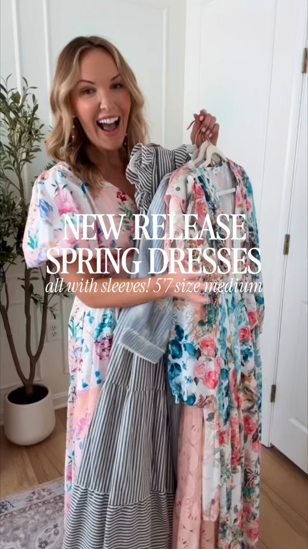 New release spring dresses! Love these for any spring occasion and they’re work appropriate- wearing a med in all! 

#LTKMidsize #LTKWorkwear #LTKSeasonal