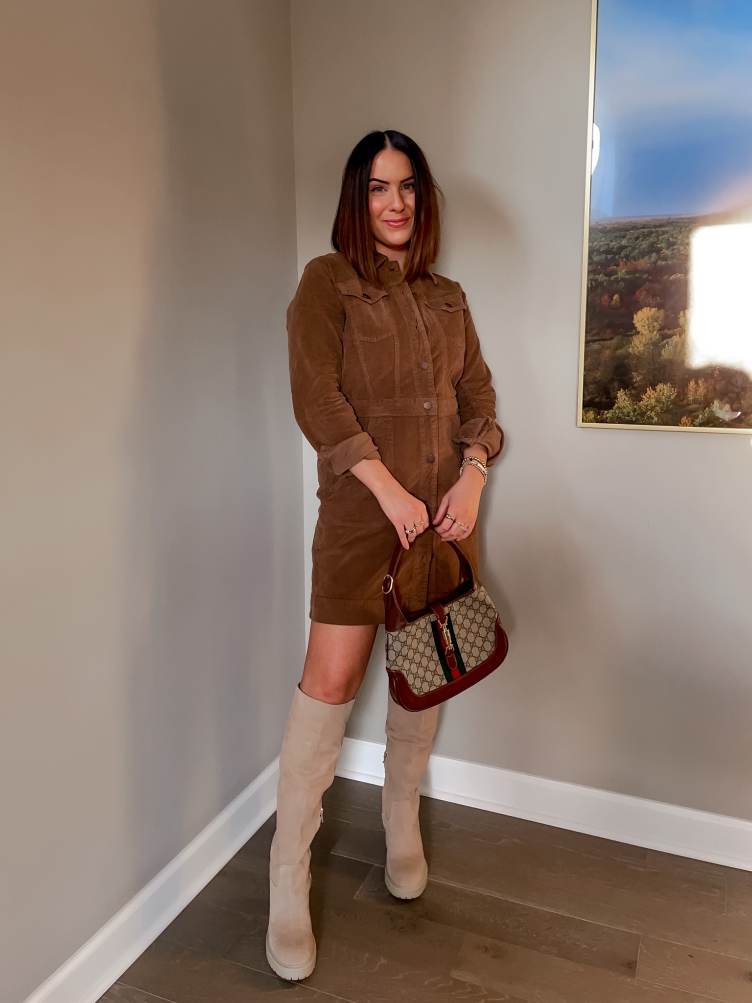 Night outfit / date night outfit - m in dress (code: LO20) & size up .5 in dolce vita waterproof boots 

#boots #falldresses #falloutfits  

#LTKshoecrush #LTKSeasonal #LTKsalealert