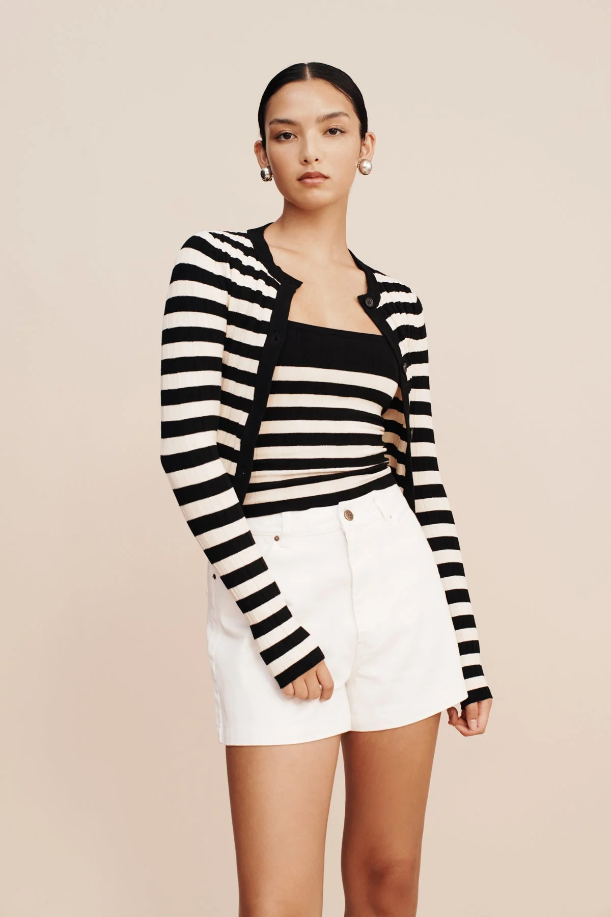 CHLOE CARDIGAN STRIPE - PRE ORDER | POSSE (US)