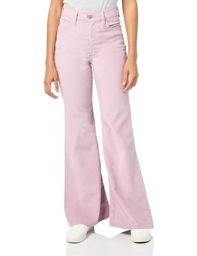Levi's Women's Ribcage Bell Bottom Jeans, Purple | Amazon (US)