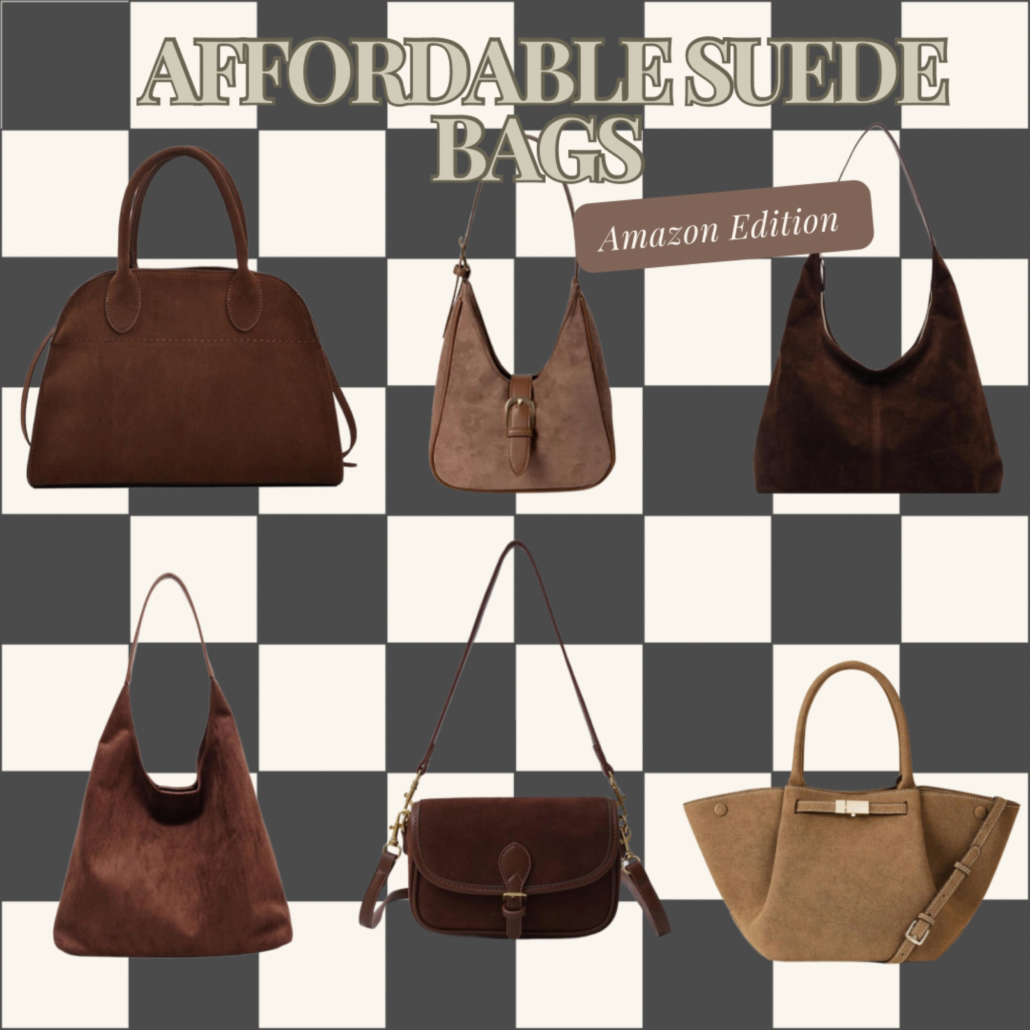 Brown suede tote bags are going to be HUGE this fall! Here’s some of my fav Amazon picks that won’t break the bank! 💸

#LTKTravel #LTKItBag #LTKSeasonal