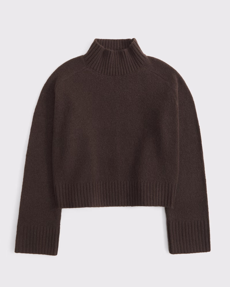 Easy Mockneck Sweater | Abercrombie & Fitch (US)