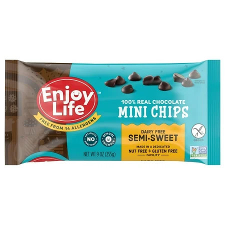 Enjoy Life Semi-Sweet Mini Chips, Dairy Free Chocolate Chips, 9 oz | Walmart (US)