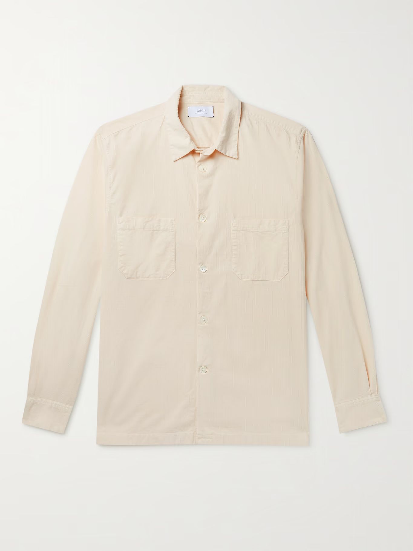 Ecru Stretch-Cotton Needlecord Shirt | MR P. | MR PORTER | Mr Porter (DE)