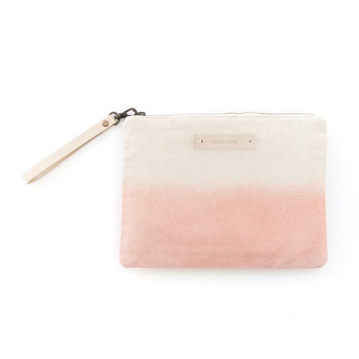 Dip-Dyed Canvas Clutch | Minted