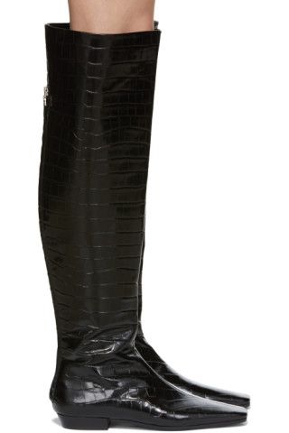 Black Over-Knee Boots | SSENSE