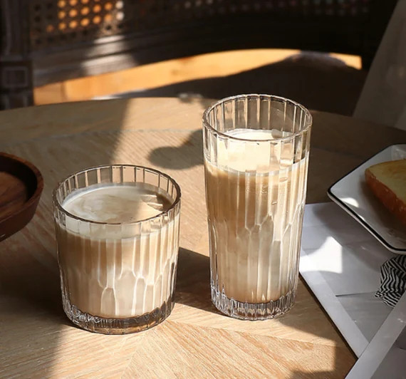 VANILLA BEAN  Unique Glass Cup Glass Coffee Cup Coffee Cup - Etsy Canada | Etsy (CAD)