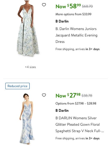 Evening gown // formal dress // bridesmaids // b darlin // Walmart 