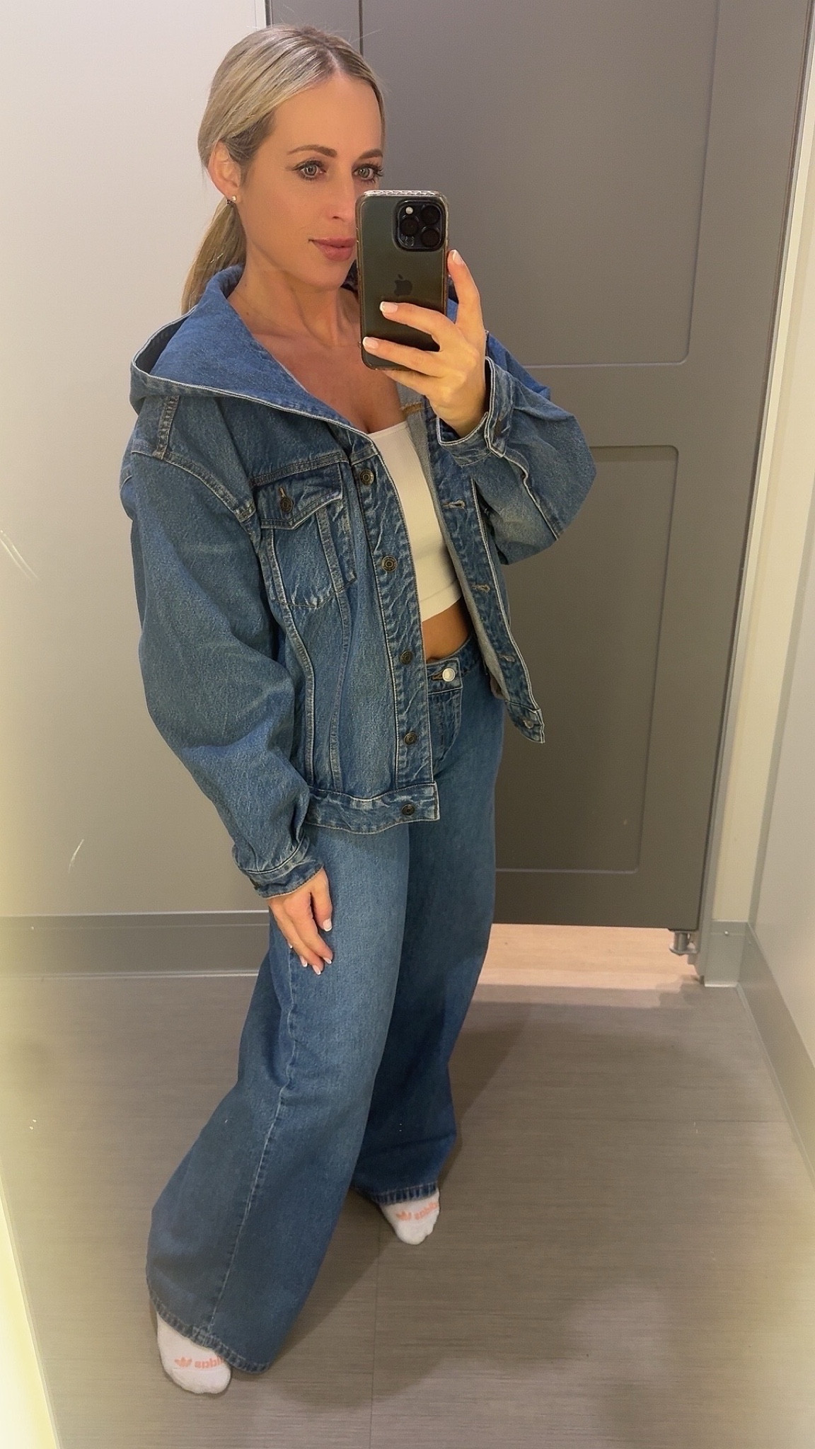Canadian tuxedo. Target jeans. Wearing size 10. Wearing M in denim jacket. Jean jacket. Target fashion. Target finds. Wild fable  target 




#LTKFindsUnder50 #LTKMidsize #LTKFindsUnder100
