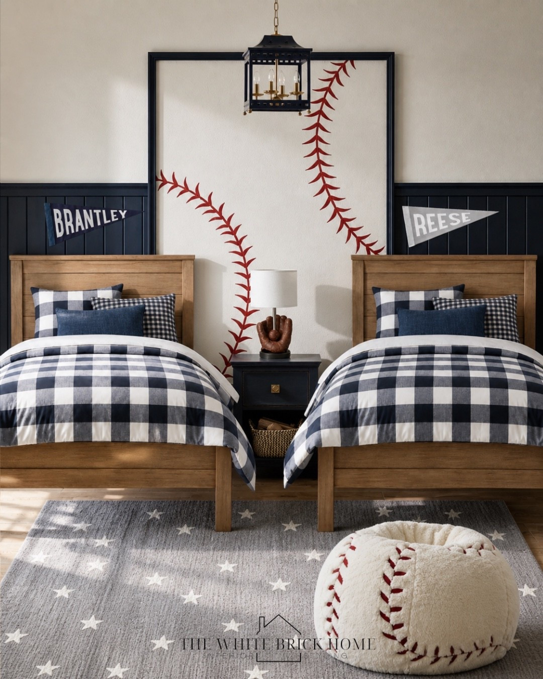 Loving this adorable wall mural for a statement behind a bed in an Americana baseball bedroom! 

Boys room, boys bedroom, kids room, kids bedroom, boys room design, boys room decor, boys room ideas, shared kids bedroom, shared bedroom, shared boys room, shared bedroom, baseball bedroom, baseball bedroom ideas, home decor, sports bedroom, sports room, sports bedroom ideas, sports bedroom shared bedroom, baseball Americana bedroom, area rug, boys room furniture, boys room ideas, boys room bed, boys room rug, boys room theme, pottery barn kids bedroom, pottery barn boys room.

#LTKSaleAlert #LTKKids #LTKHome
