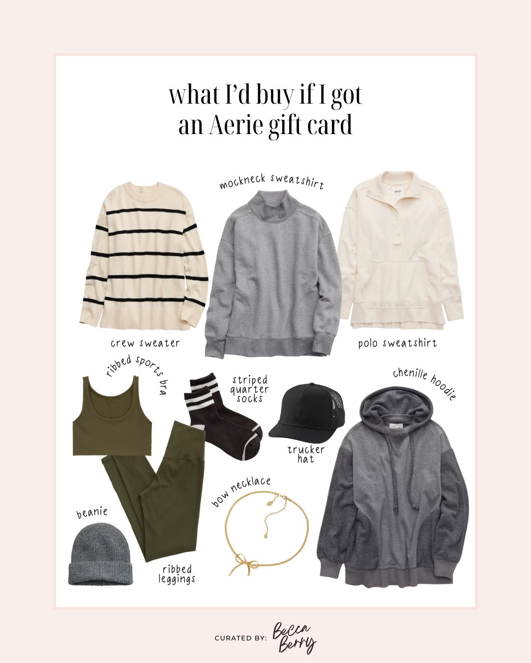 If I got an Aerie gift card, this is what I’d buy, no question.

Comfort-first pieces that still look put-together, especially great for midsize bodies.

#LTKootd #LTKMidsize #LTKFindsUnder50