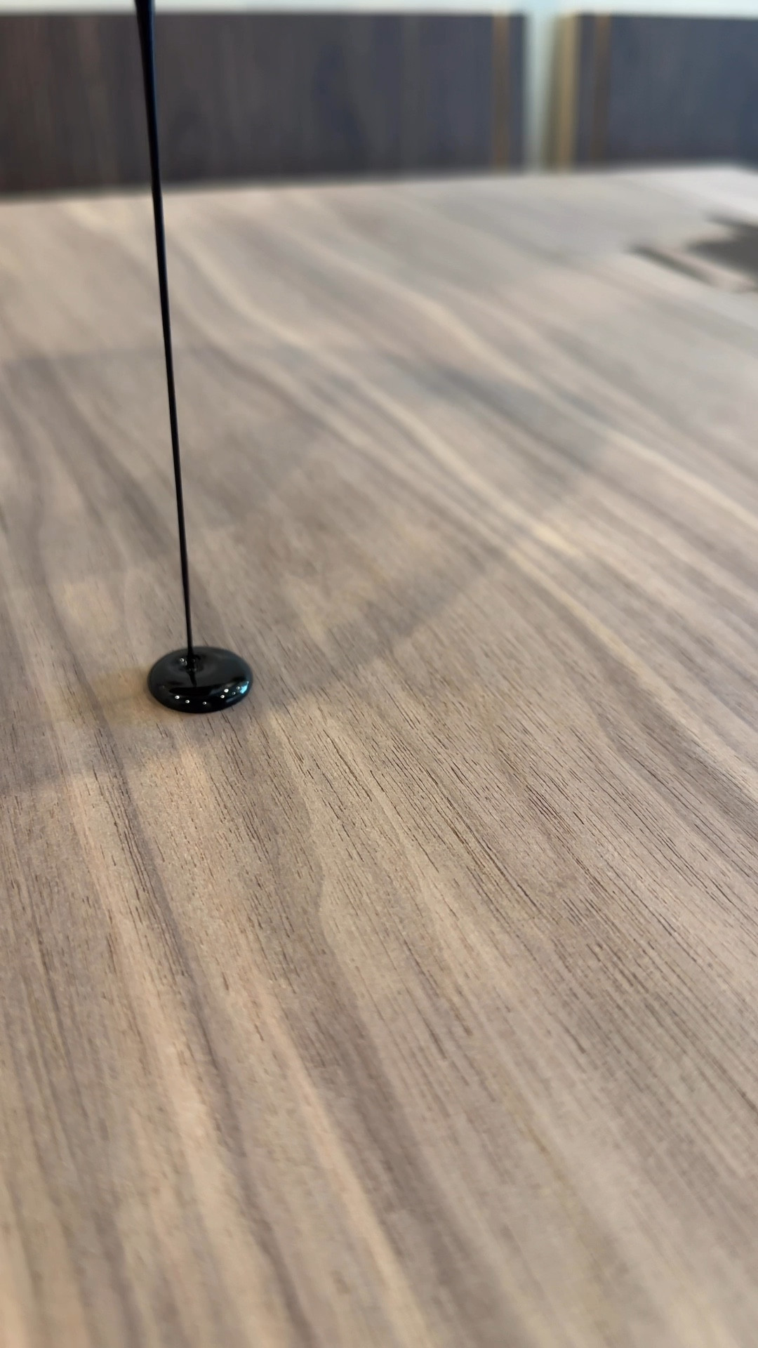 Rubio Monocoat on Walnut 🤎 This is their Oil Plus 2C product in the colors “Castle Brown” & “Black” mixed together. 

#LTKVideo