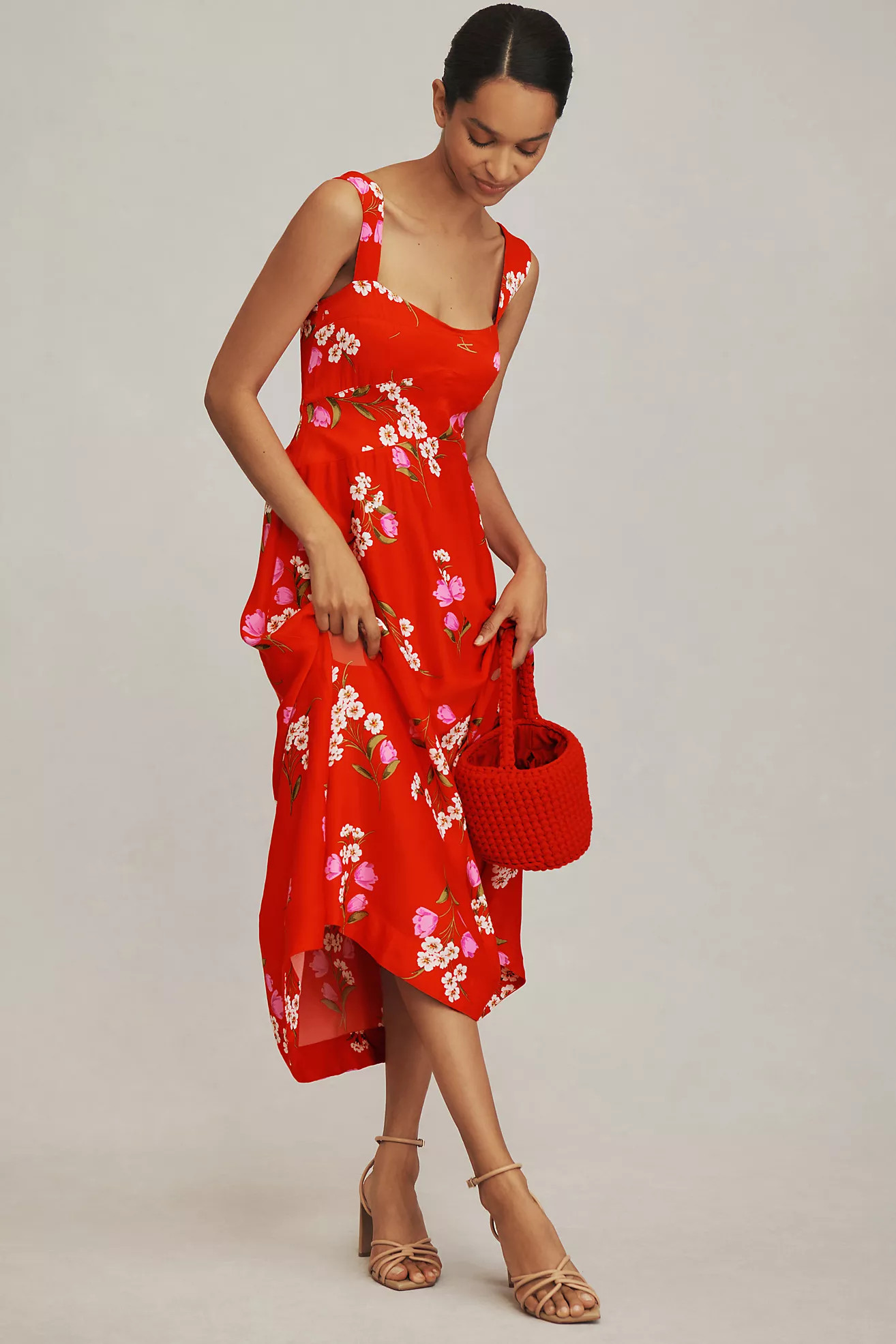 The Jocelyn Sleeveless Slip Midi Dress by Maeve | Anthropologie (US)