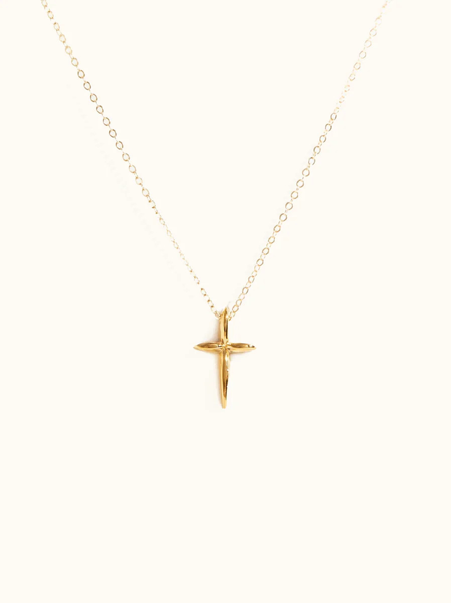 Droplet Cross Necklace | ABLE Clothing