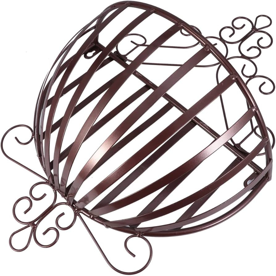 GANAZONO Railing Planters Outdoor Balcony Metal Wall Planter Basket Hanging Plant Basket Holder H... | Amazon (US)