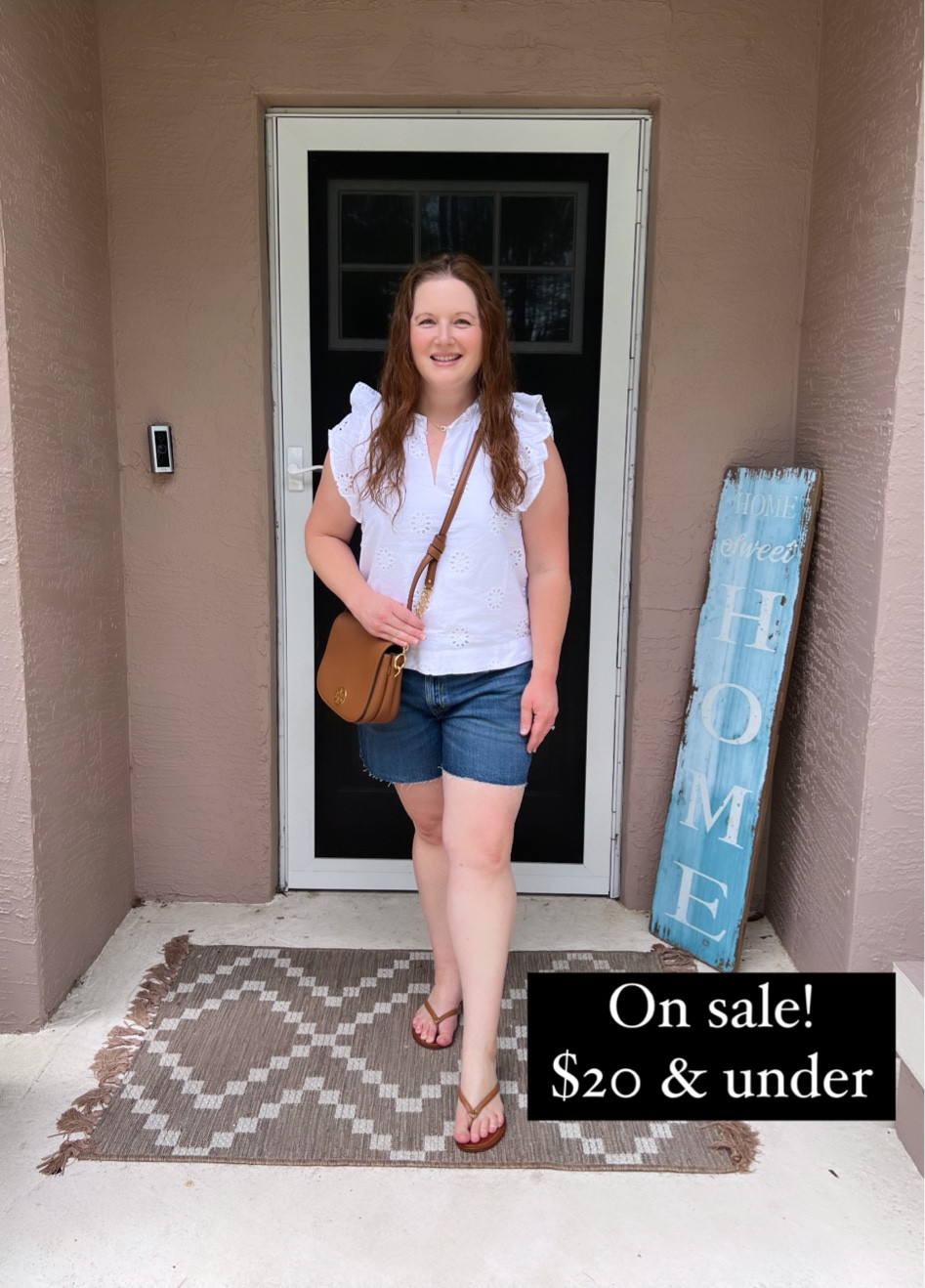 Old Navy style, Old Navy jean shorts, Walmart eyelet top, Tory Burch, Old Navy sale finds

#LTKsalealert #LTKfindsunder50 #LTKstyletip