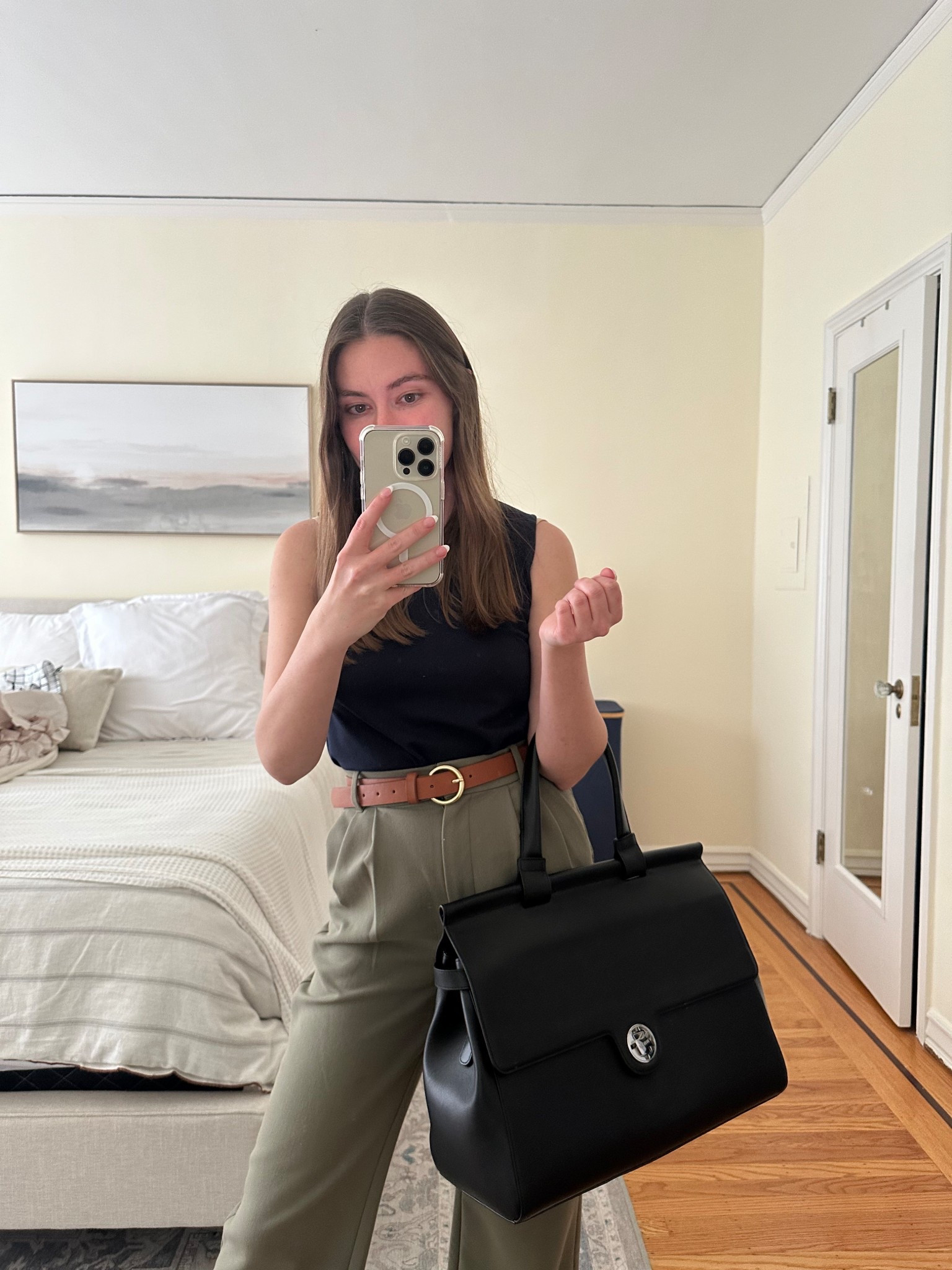 workwear, business outfit, green sloane pants 

#LTKFindsUnder100 #LTKTravel #LTKWorkwear