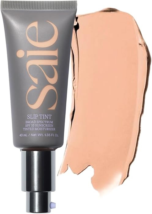Saie Slip Tint Tinted Moisturizer with SPF 35 - Light Coverage, Glowy Skin Tint & Mineral Sunscre... | Amazon (US)