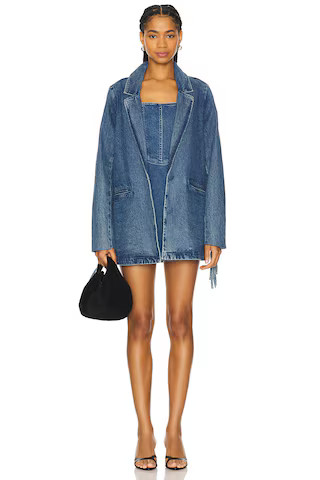 Corset Mini Dress in Blue Indigo | Revolve Clothing (Global)