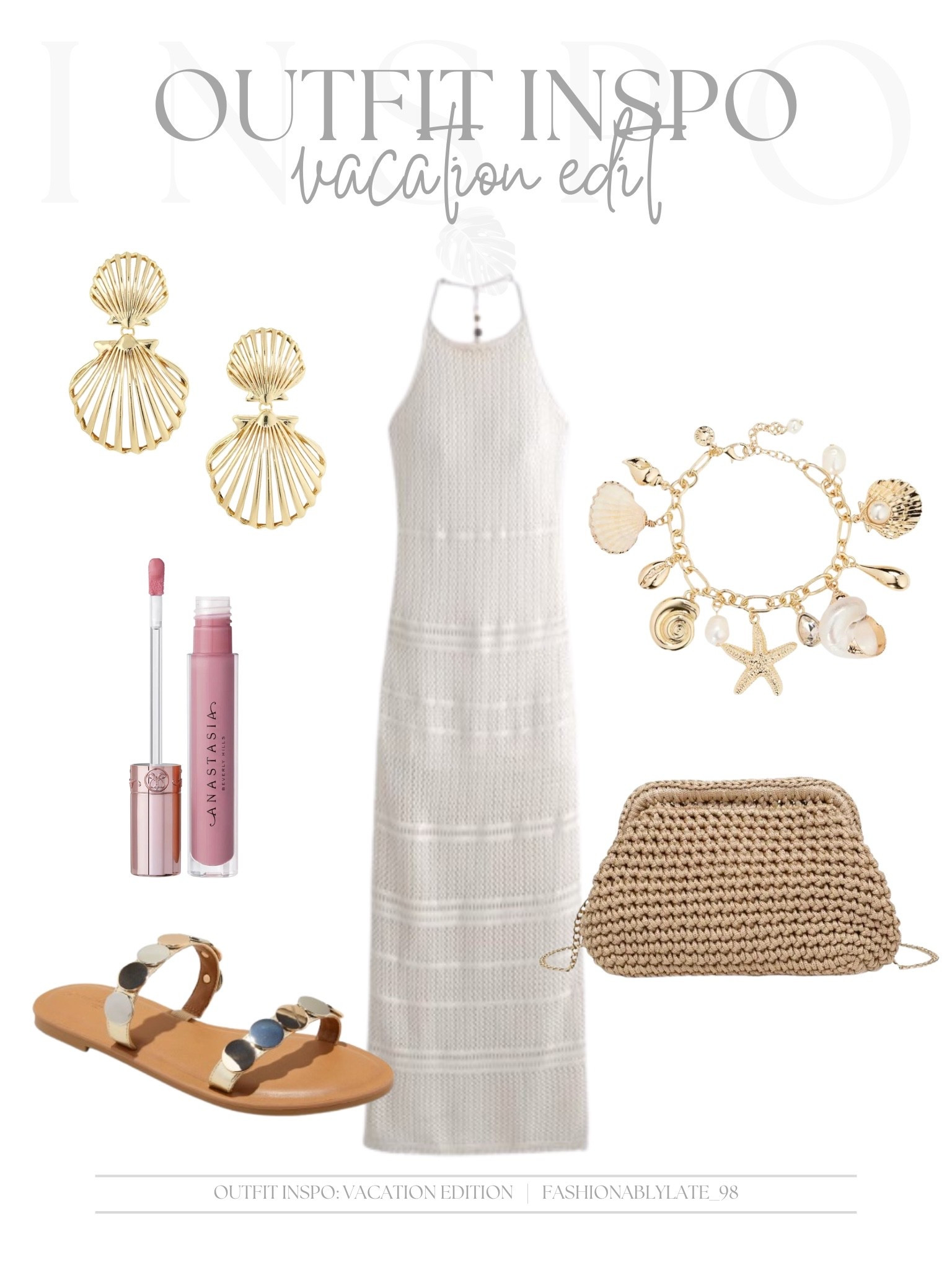 outfit inspo: vacation edit 

vacation outfits | vacation outfit ideas | vacation outfit inspo | seashell jewelry | going out outfits 

#LTKSeasonal #LTKTravel #LTKStyleTip