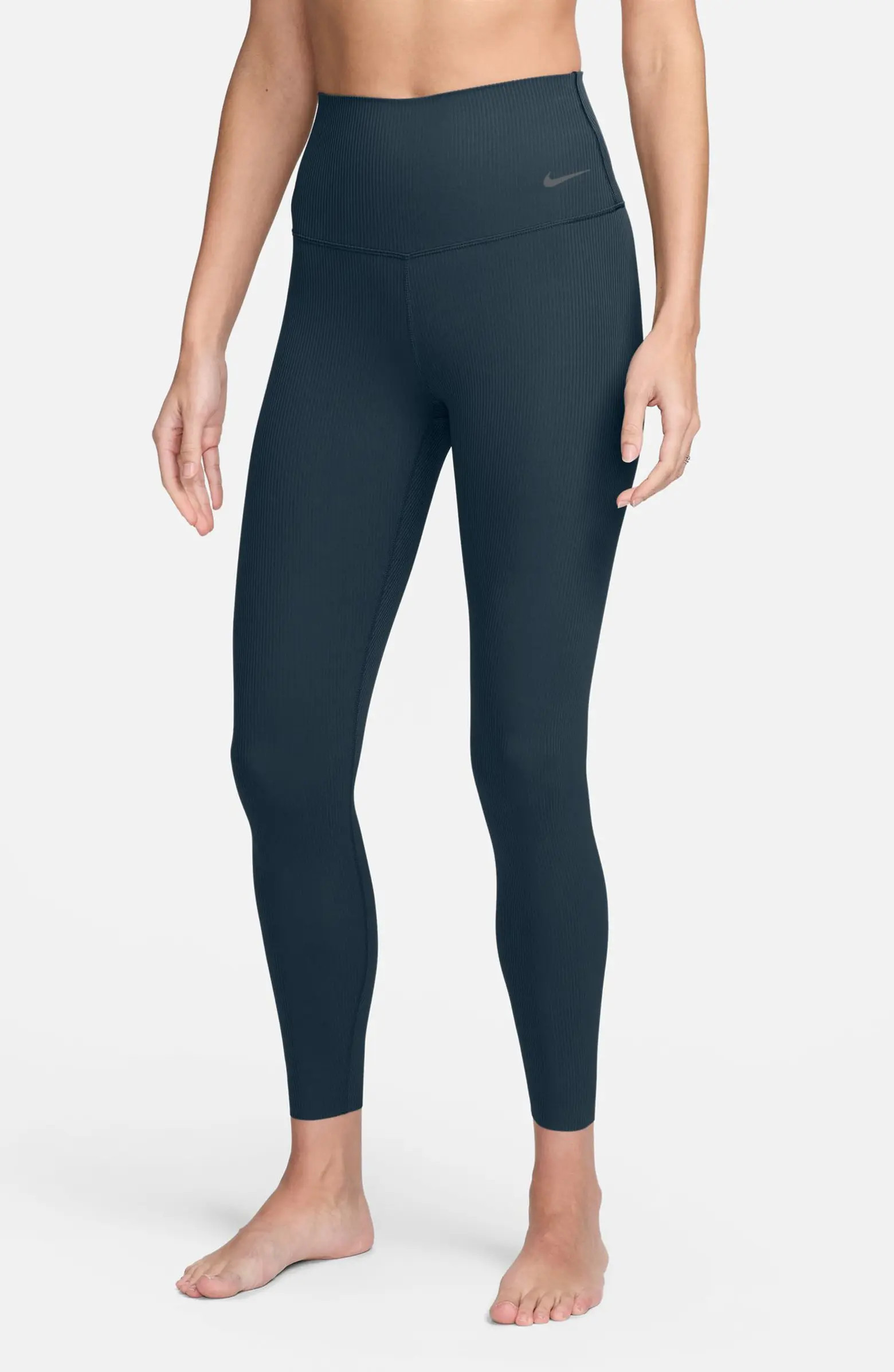 Nike Zenvy Gentle Support High Waist Rib Leggings | Nordstrom | Nordstrom
