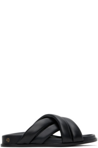 Black Lizzie Slides | SSENSE