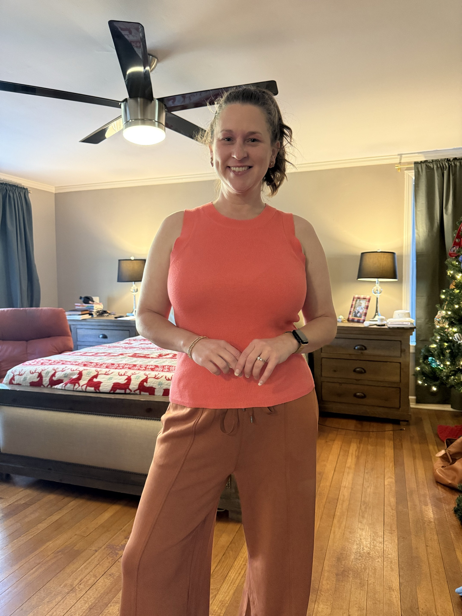 This top is perfect for HOC autumns! We don’t get a lot of pops of color, so when I find something that works- I grab it! 
I’m wearing a LP in this top to give me more length  

#LTKSaleAlert #LTKOver40 #LTKPetite