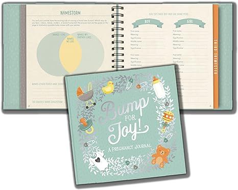 Guided Pregnancy Journal by Studio Oh! - Bump for Joy - 9" x 9" - Beautifully Illustrated Hardcov... | Amazon (US)