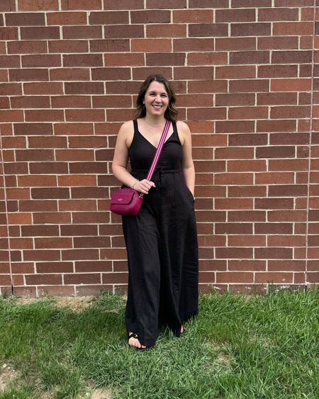 This linen jumpsuit is so comfortable, it has pockets, and the straps are adjustable. It also comes in a few colors. I sized down one from my normal size. It’s also 30% off this weekend + use my code 
INFS-AMBBECKYG for an extra discount  

#LTKSeasonal #LTKStyleTip #LTKMidsize