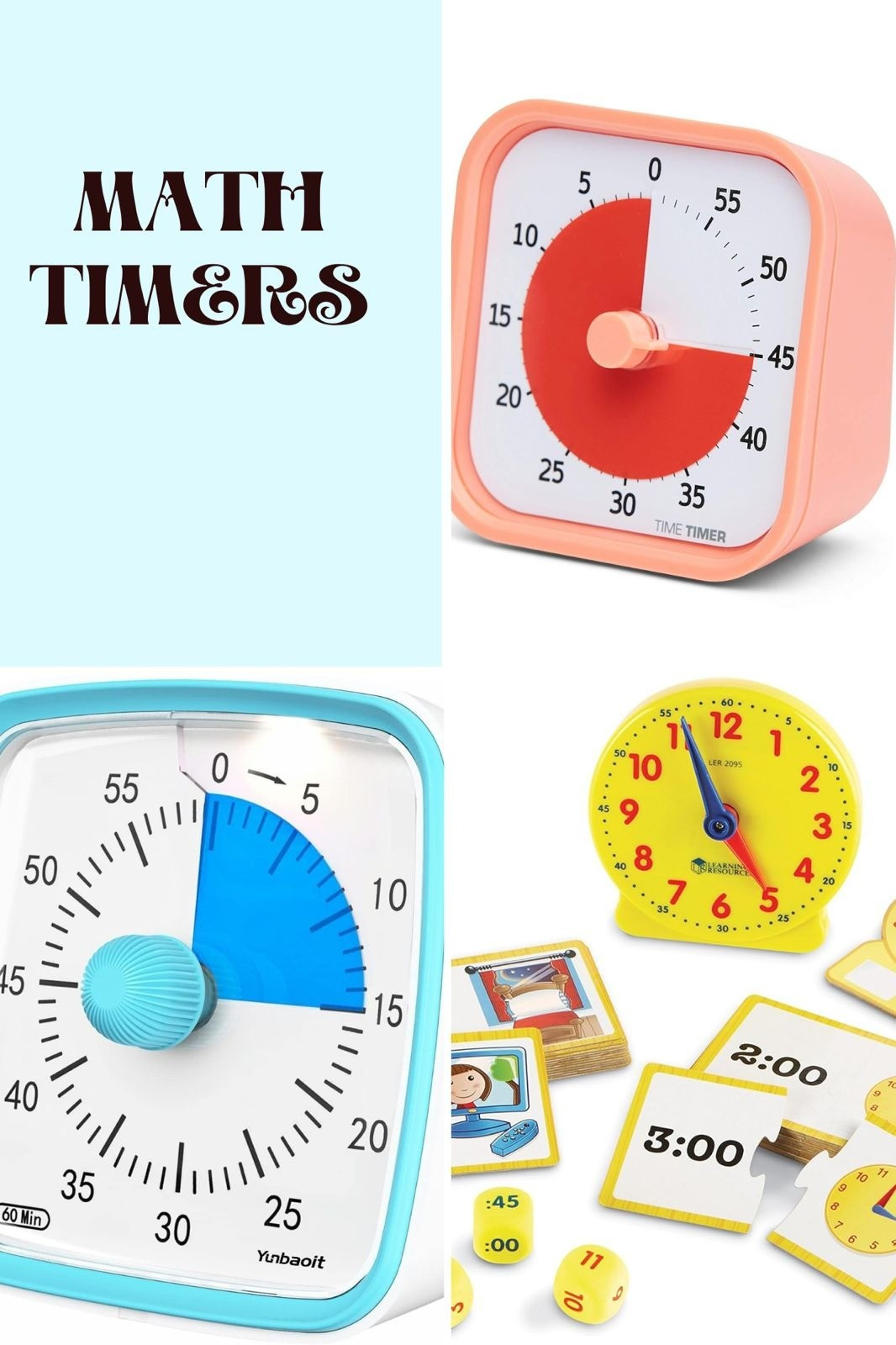 Homeschool Supplies Must-Have! Learn to identify the hour and minute hands, learn the difference between analog and digital time, identify time to the hour, half hour, and more!

#LTKFamily #LTKKids #LTKSeasonal