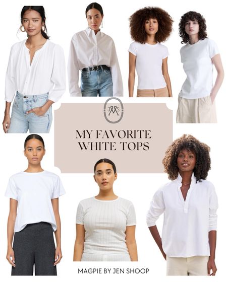 All my favorite white tops. 

#LTKSeasonal #LTKfindsunder100 #LTKstyletip