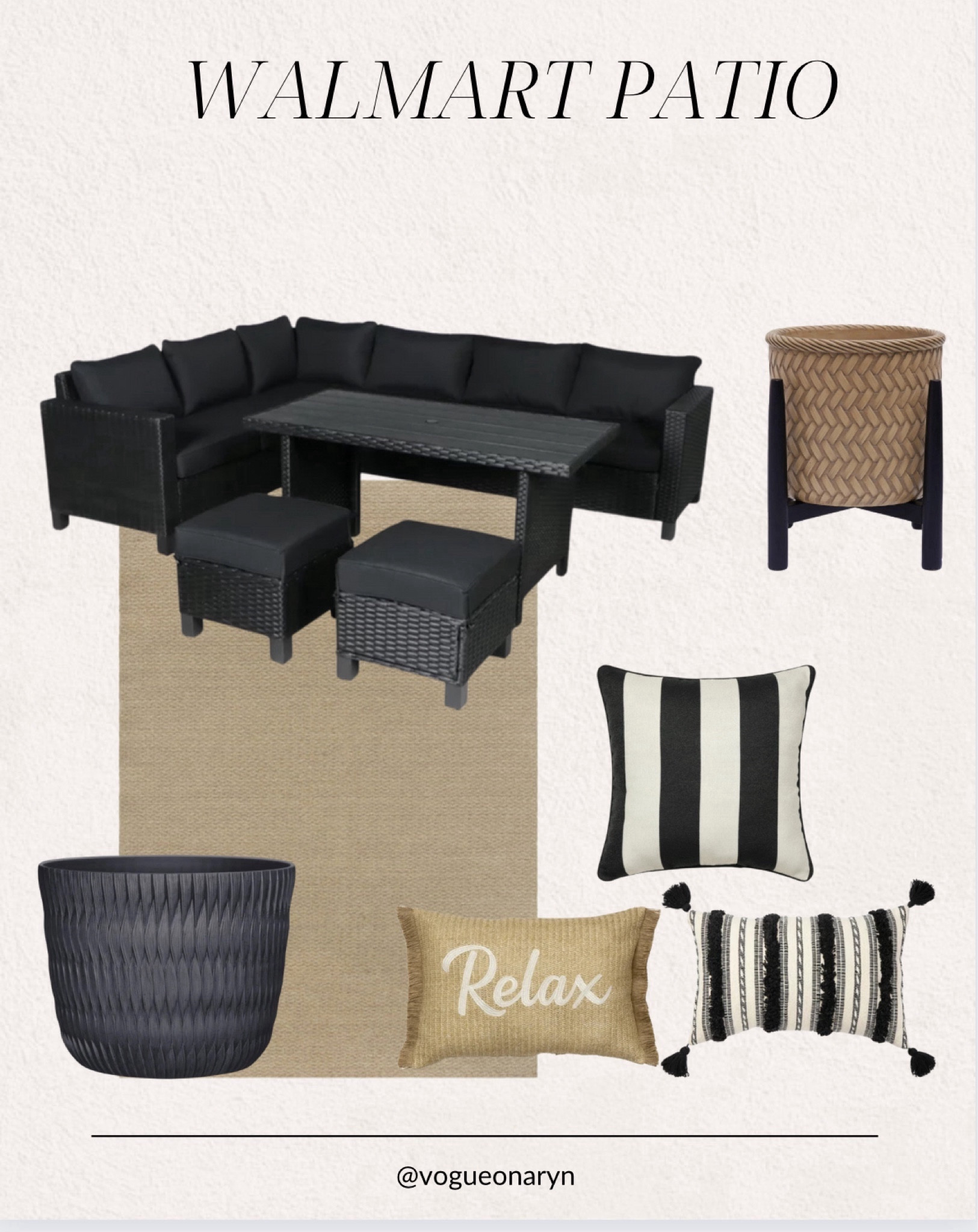 Walmart patio, Walmart home , Walmart outdoors decor , patio rug , patio sectional 

#LTKstyletip #LTKhome #LTKfindsunder50