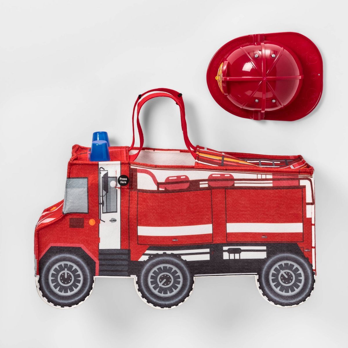 Toddler Light Up and Sound Rider Fire Truck Halloween Costume with Hat 4-5T - Hyde & EEK! Boutiqu... | Target