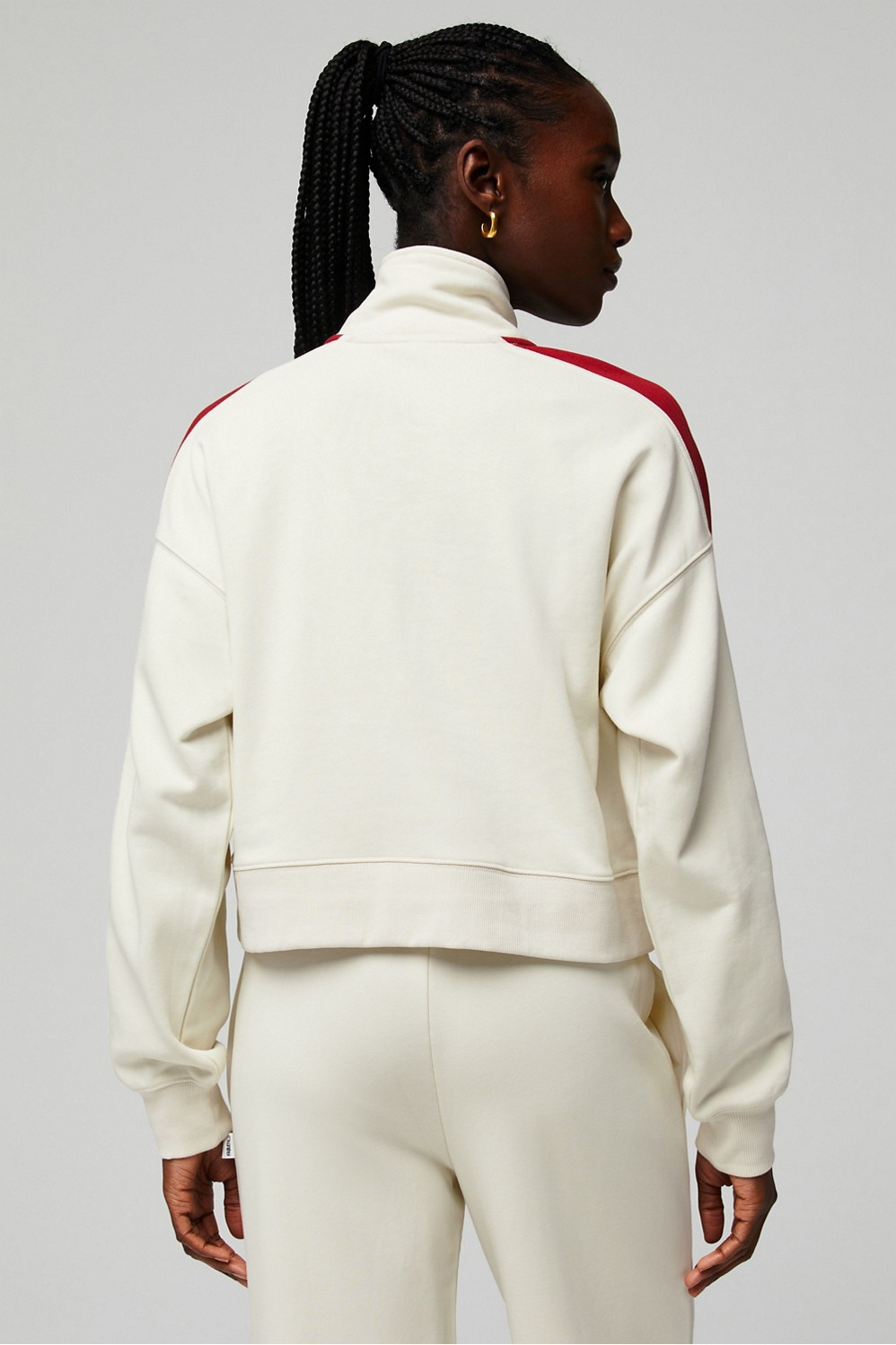 Year Round Terry Half Zip Sweatshirt | Fabletics - North America