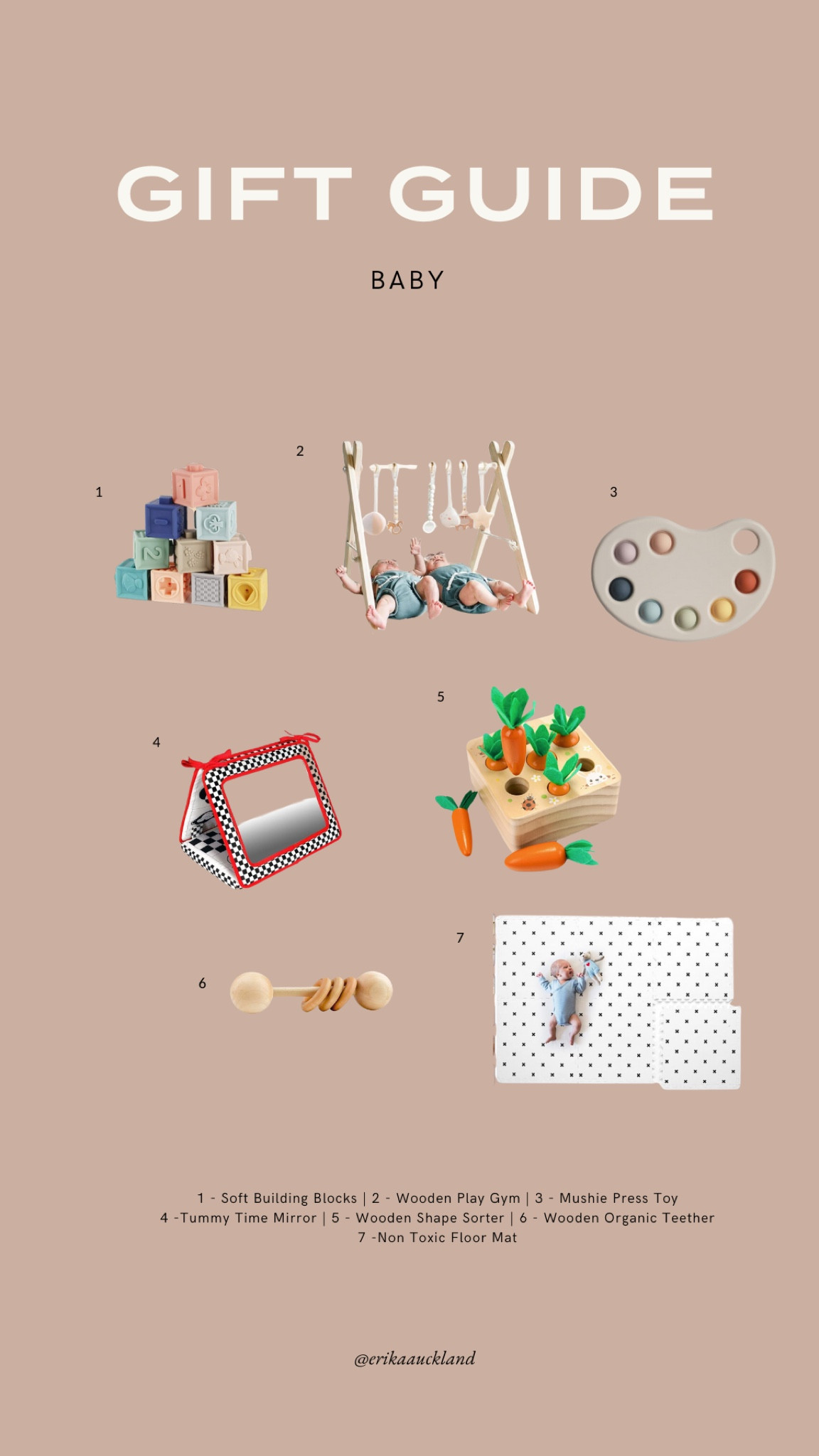 Gift Guide for babies!  Love this non toxic buildable play mat! 

#LTKHoliday #LTKGiftGuide #LTKBaby