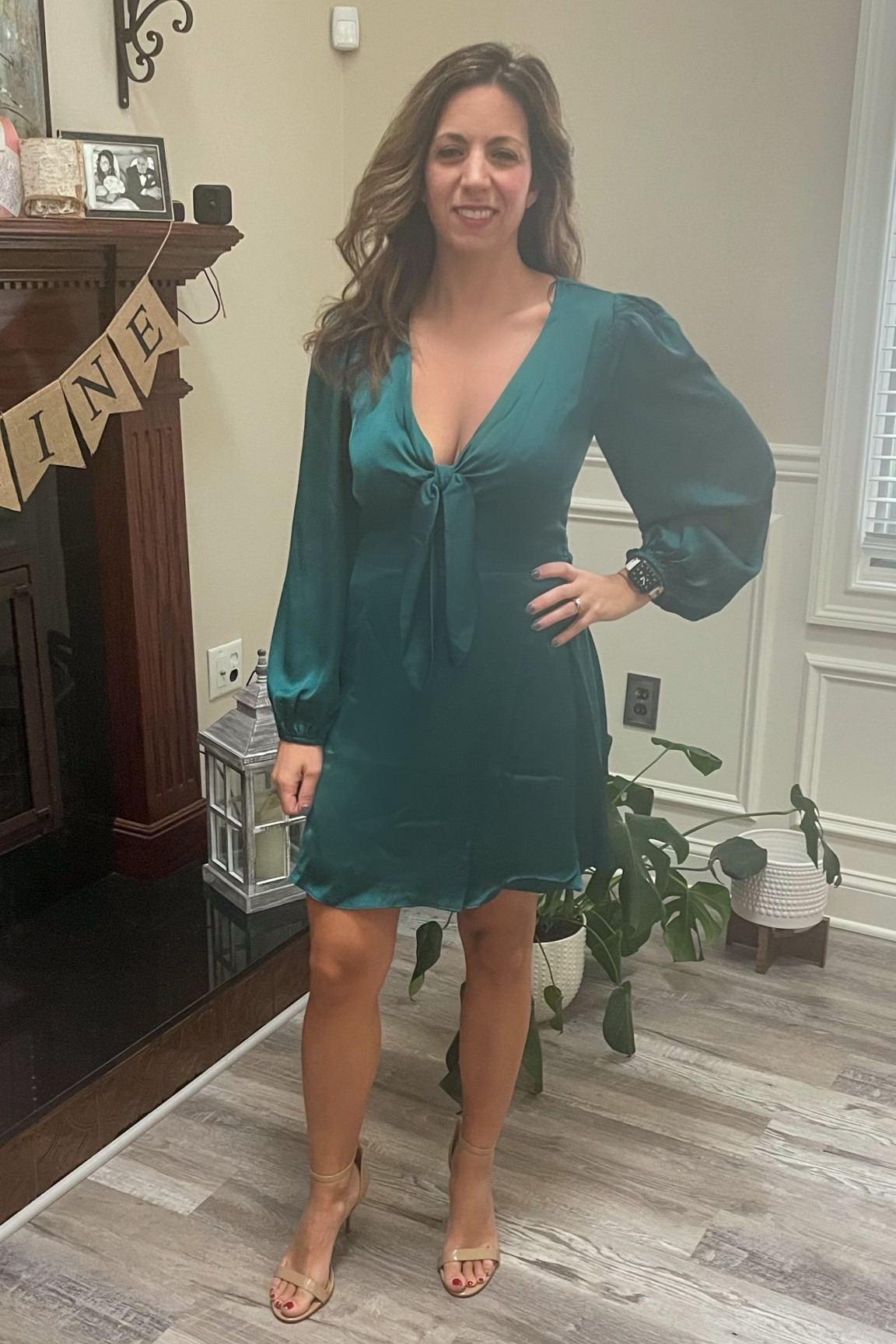 Spring is just around the corner and I don’t know about you but I love all things green come the month of March! 
Loving this special occasion dress for under $50! 

#LTKFind #LTKunder50 #LTKwedding