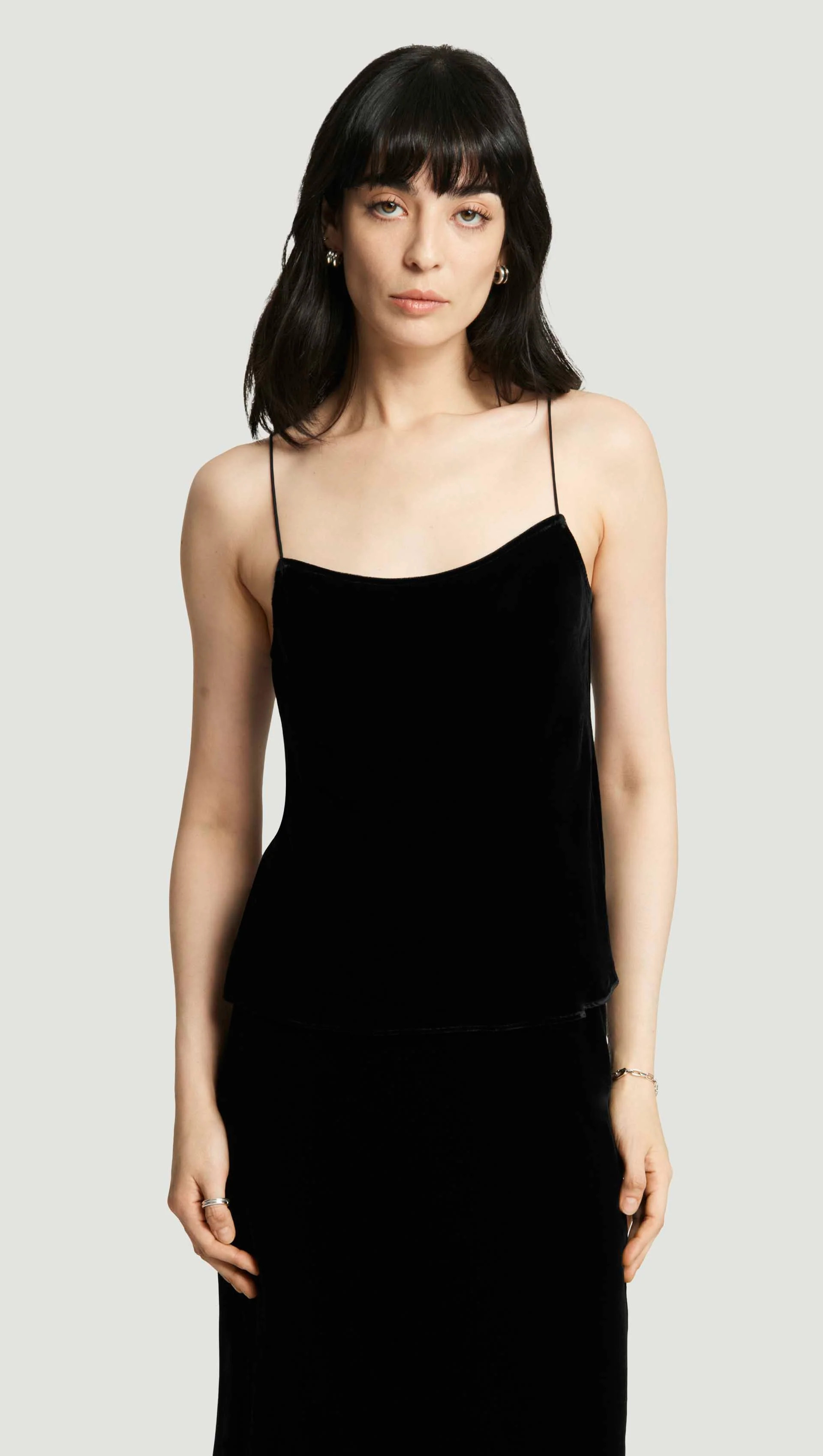 Camisole in Velvet | Women's Tops | Argent | Argent