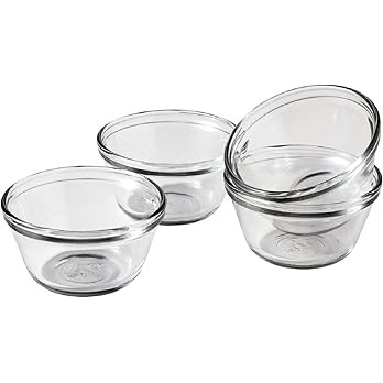 Anchor Hocking 6-Ounce Glass Custard Cups, Set of 4 | Amazon (US)