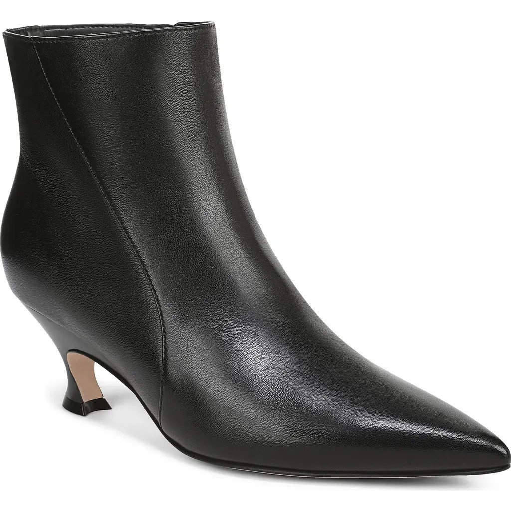27 EDIT Naturalizer Patrese Pointed Toe Kitten Heel Bootie in Black at Nordstrom, Size 9.5 | Nordstrom