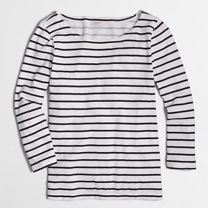Factory striped knit top | J.Crew Factory