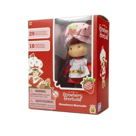 Strawberry Shortcake 5.5 inch Articulated Fashion Doll, Children Ages 3+ | Walmart (US)