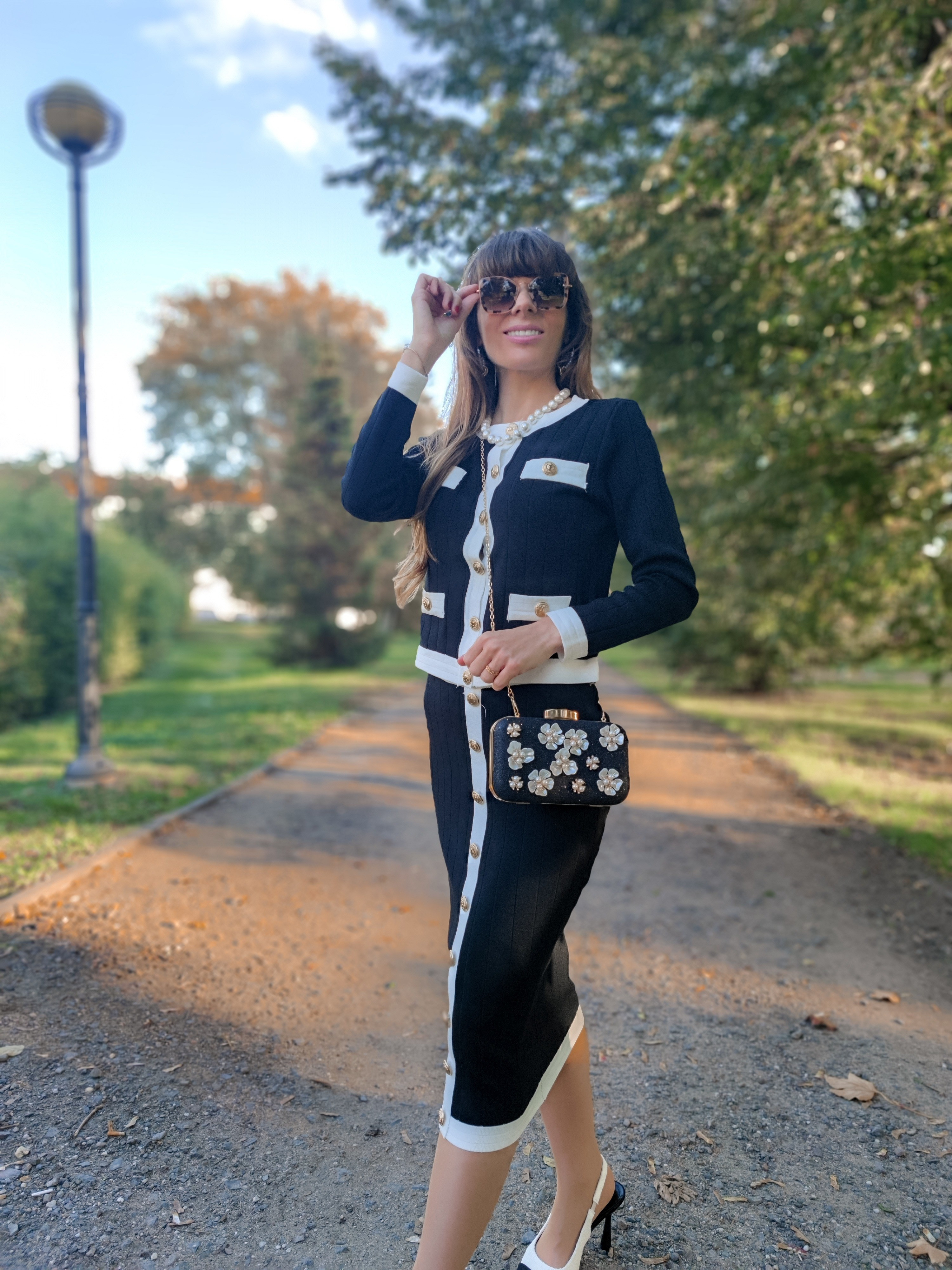 Cozy yet chic fall outfit 🖤🤍 Chicwish golden button knit cardigan and matching skirtButtoned up cardiganPencil skirtBlack and white outfitElevated fall outfitsElevated winter outfitsDaisy clutchFlower clutchClassy slingbacksPearl earrings Pearl necklaceWorkwear outfits

#LTKSeasonal #LTKStyleTip #LTKWorkwear