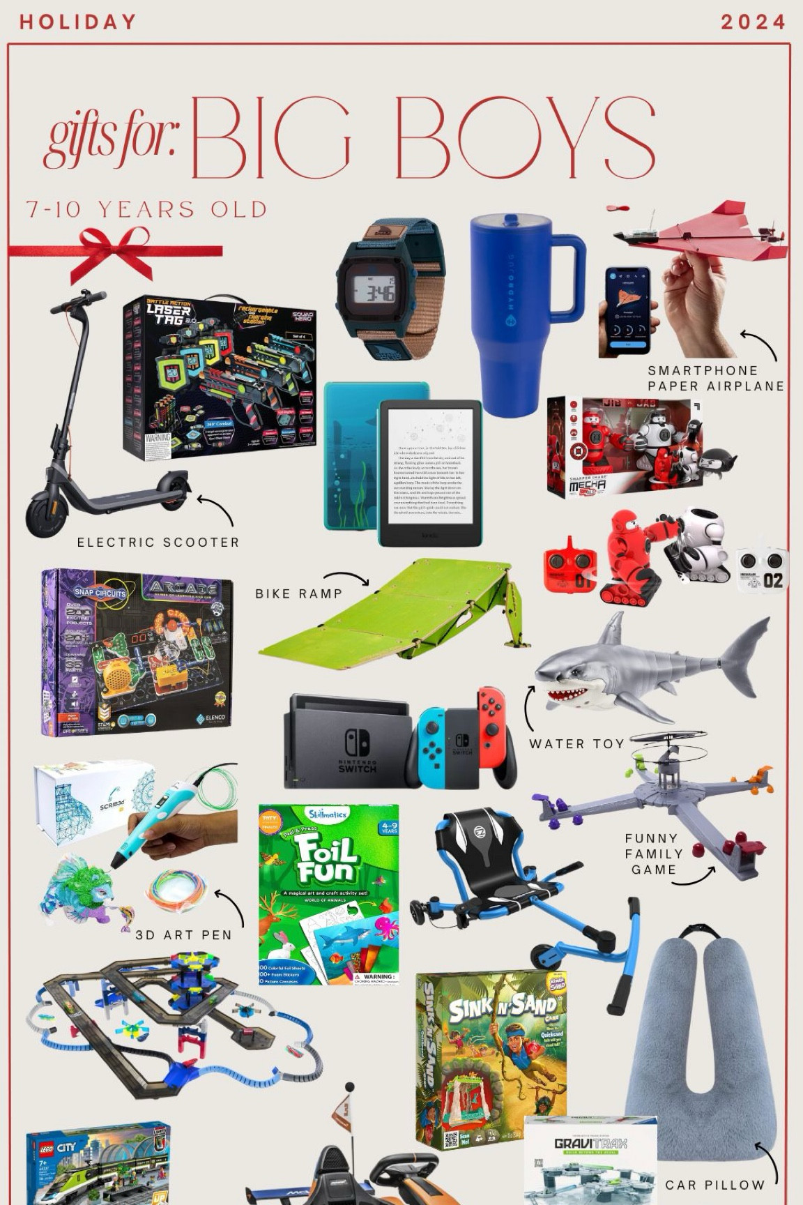 Holiday gift ideas for boys 7-10 years old! Find all gifts on www.navygrace.com

#LTKCyberWeek #LTKHoliday #LTKGiftGuide