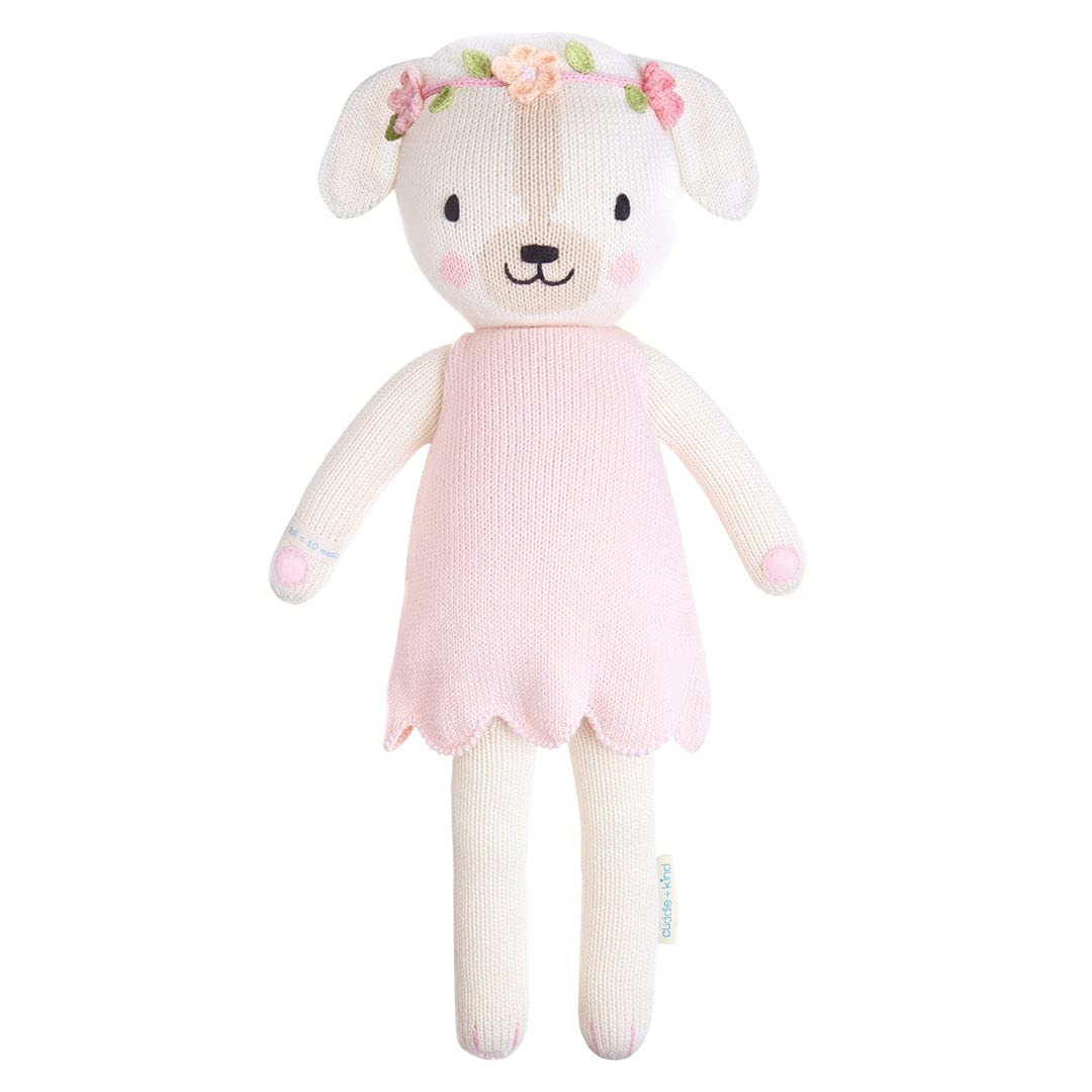 cuddle + kind Charlotte The Dog Little 13" Hand-Knit Doll – 1 Doll = 10 Meals, Fair Trade, Heir... | Amazon (US)