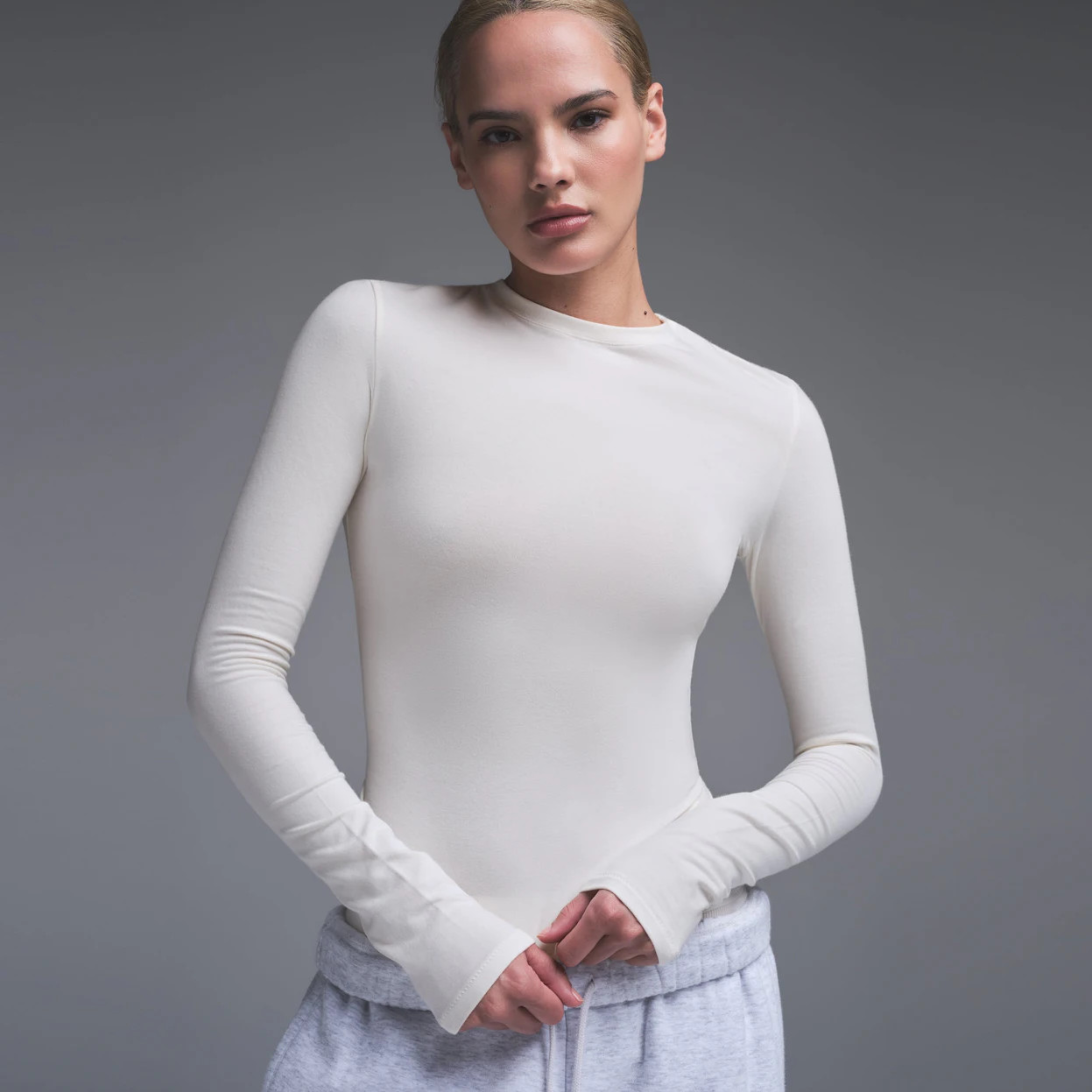 LONG SLEEVE T-SHIRT | SKIMS (US)