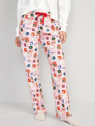 Mid-Rise Flannel Pajama Pants for Women | Old Navy (US)