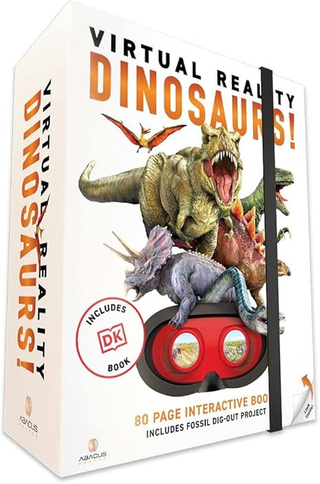 Abacus Brands Virtual Reality Dinosaurs Gift Box - Illustrated Interactive VR Book and STEM Learn... | Amazon (US)