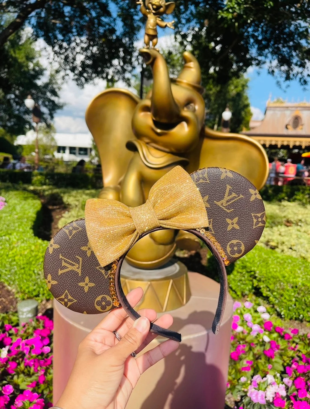 Brown Monogram Ears | Etsy (US)