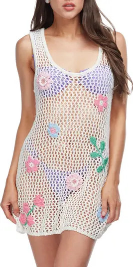 Patsie Open Stitch Cover-Up Dress | Nordstrom